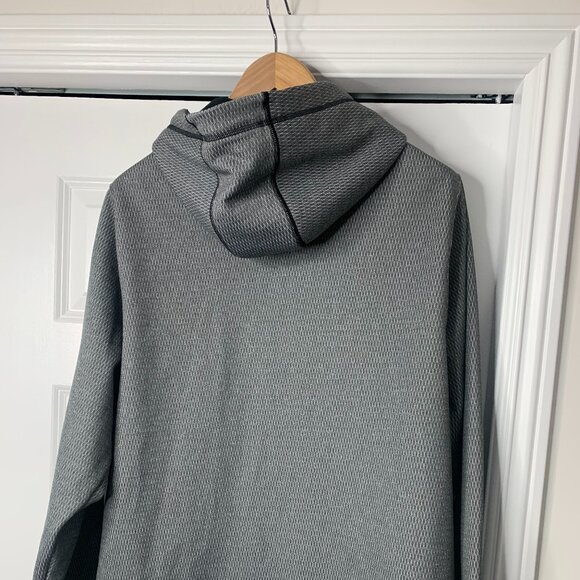 Under Armour Men’s XL Full Zip Hoodie Silver Grey 100% Polyester Athletic Style - Picture 7 of 15